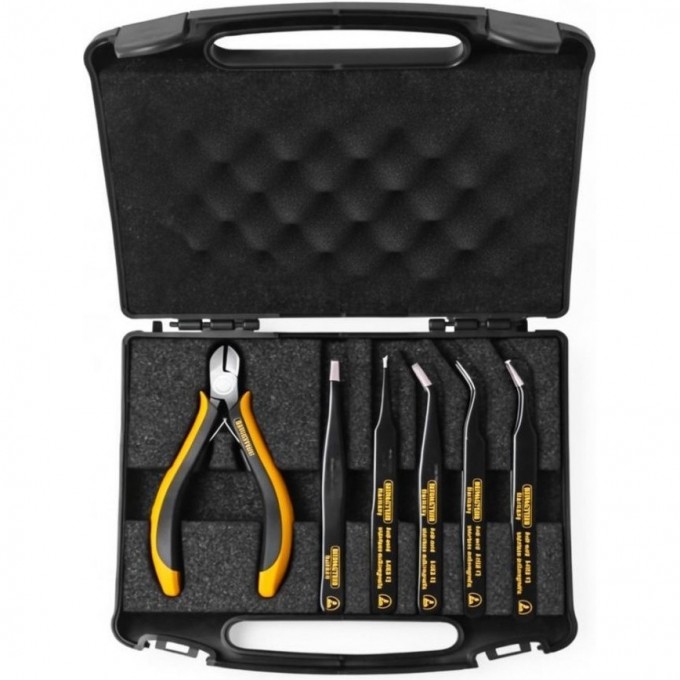 Кейс с прецизионными инструментами BERNSTEIN PRECISE для SMD-техники 2212