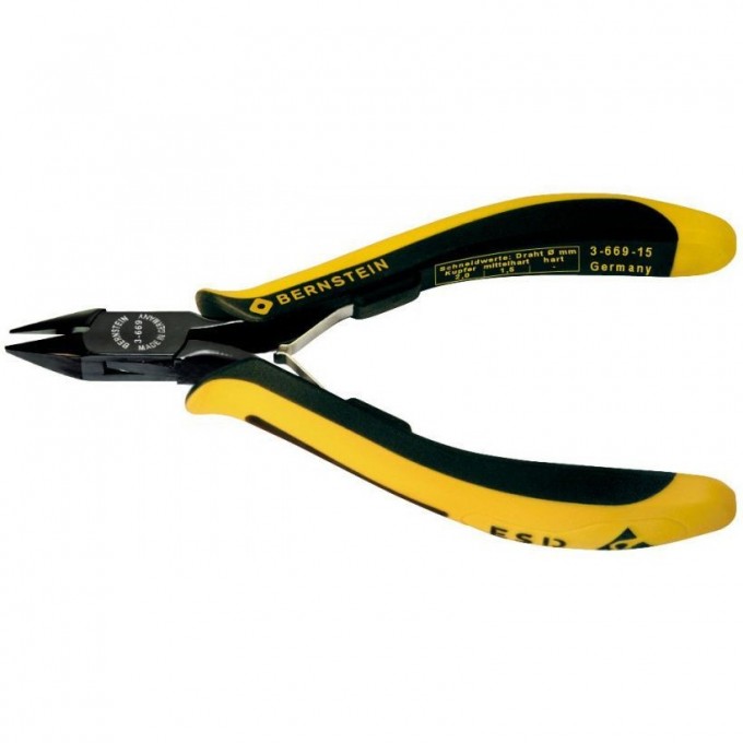 Бокорезы антистатические BERNSTEIN EUROline для точной резки 3-669-15