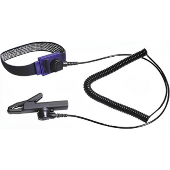 Браслет заземляющий со спиральным шнуром и зажимом-крокодил Bernstein 58D000003