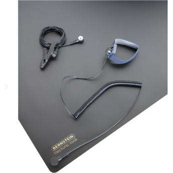 Набор ESD заземляющий с ковриком BERNSTEIN 800 x 600 x 1.5 мм (5 предметов) 58D000009