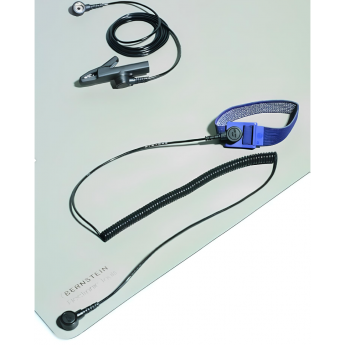 Набор ESD заземляющий BERNSTEIN с ковриком 800 x 600 x 2,0 мм (5 предметов) 58D000010