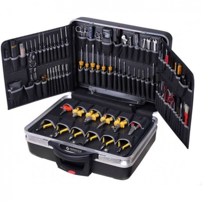 Набор инструментов в чемодане на колёсах BERNSTEIN BOSS 6500 R, 113 предметов, антистатический 6500-R