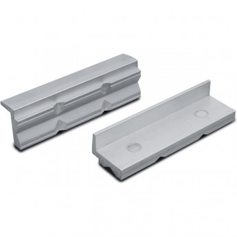 Сменные зажимные губки BERNSTEIN алюминиевые с канавками для тисков 100 мм 9-900-S9100