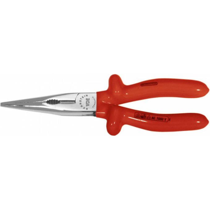 Длинногубцы универсальные высоковольтные BERNSTEIN 205 мм B13-207VDE