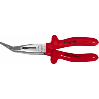 Длинногубцы изогнутые высоковольтные BERNSTEIN 205 мм B13-208VDE