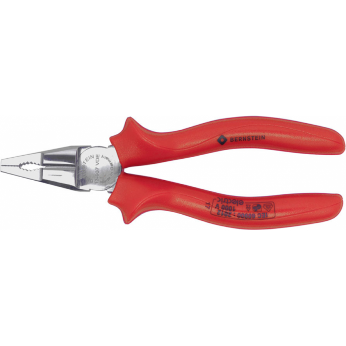 Плоскогубцы универсальные высоковольтные BERNSTEIN 185 мм B13-937VDE