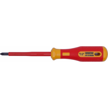 Отвертка диэлектрическая крестовая PZ2 BERNSTEIN VDE ⌀ 6.0×100 мм B14-693VDE