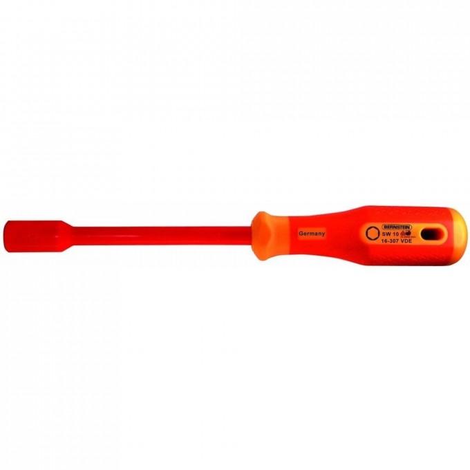 Торцевой ключ диэлектрический BERNSTEIN с отверточной ручкой VDE 7.0 мм B16-304VDE