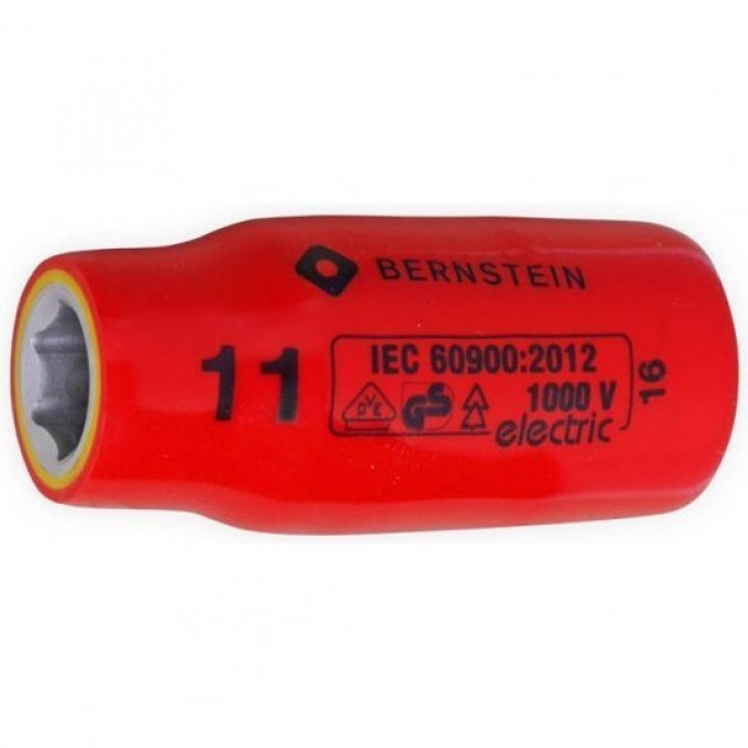 Торцевая головка изолированная VDE BERNSTEIN 1/2 дюйма 11 мм B16-442VDE