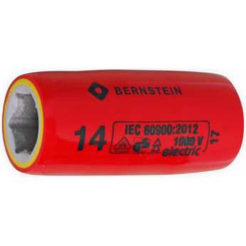 Сменная торцевая головка VDE BERNSTEIN изолированная 1/2 дюйма 14 мм B16-445VDE