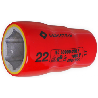 Сменная торцевая головка VDE BERNSTEIN изолированная 1/2 дюйма 22 мм B16-449VDE