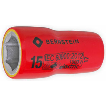 Торцевая головка изолированная VDE BERNSTEIN 3/8 дюйма 15.0 мм B16-491VDE