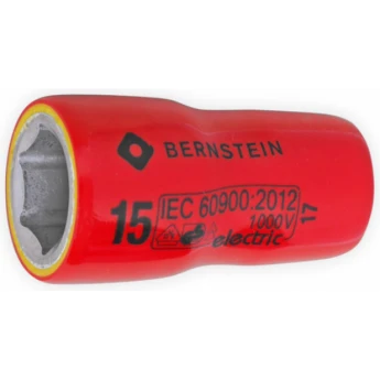 Торцевая головка изолированная VDE BERNSTEIN 3/8 дюйма 15.0 мм B16-491VDE