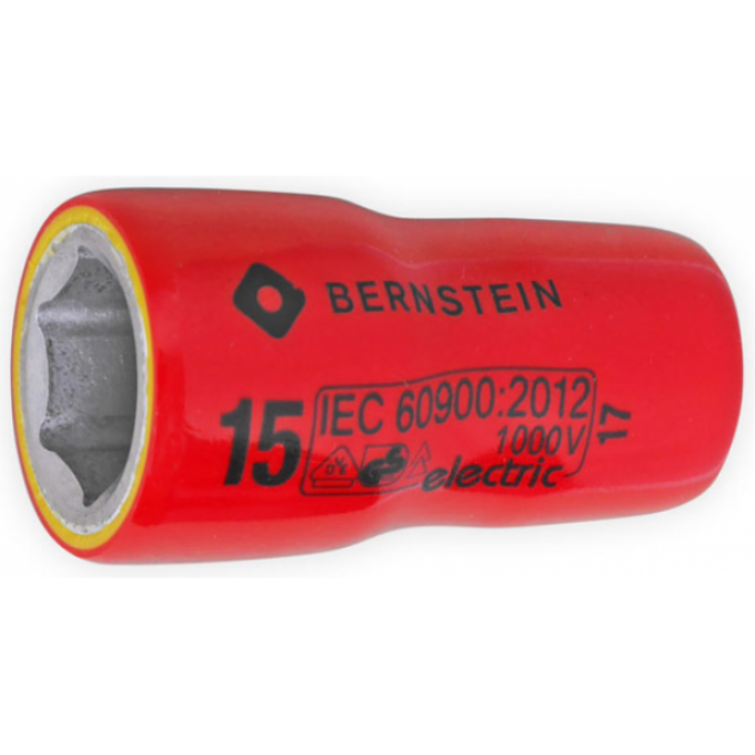 Сменная изолированная торцевая головка VDE BERNSTEIN 3/8 дюйма 16 мм B16-492VDE