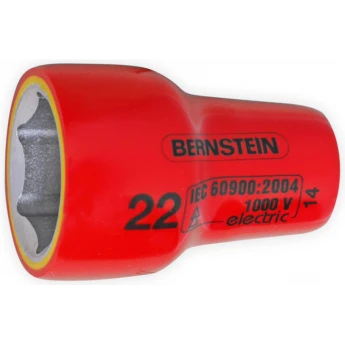 Торцевая головка VDE BERNSTEIN изолированная 3/8 дюйма 22 мм B16-498VDE