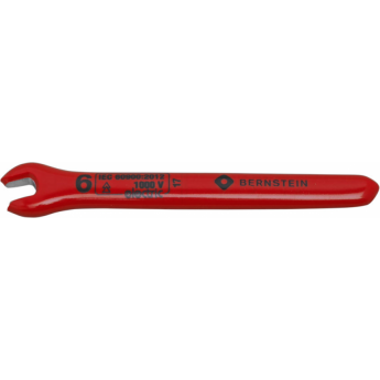 Гаечный ключ рожковый диэлектрический BERNSTEIN 1000В, зев 6.0 мм B16-501VDE