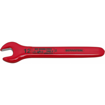 Ключ рожковый диэлектрический BERNSTEIN для работы под напряжением 1000 В, зев 12 мм B16-507VDE