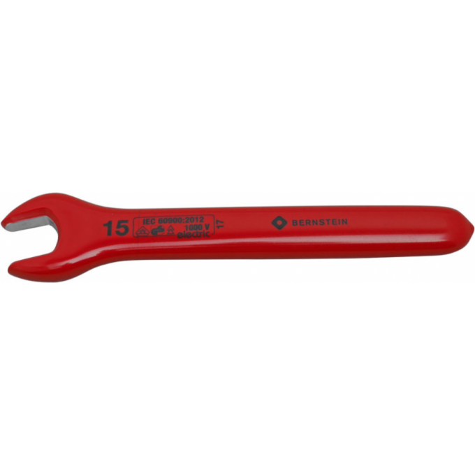 Гаечный ключ диэлектрический BERNSTEIN рожковый 15.0 мм B16-511VDE