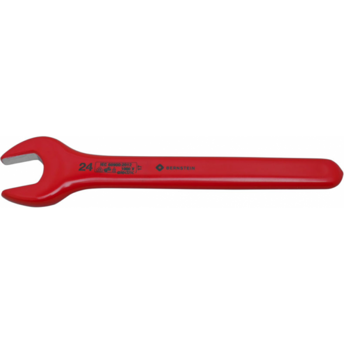 Гаечный ключ рожковый диэлектрический BERNSTEIN для работы под напряжением 1000 В, зев 26.0 мм B16-517VDE
