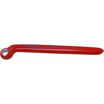 Гаечный ключ накидной диэлектрический BERNSTEIN для работы под напряжением до 1000 В, размер зева 11.0 мм B16-536VDE