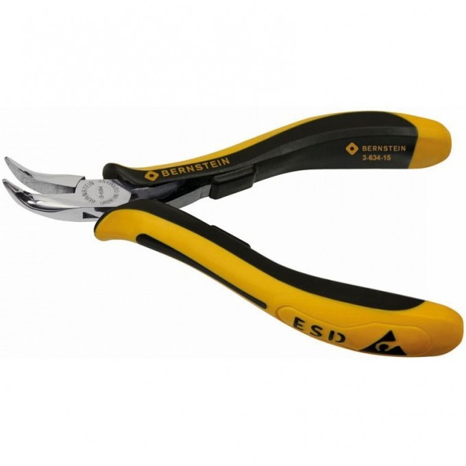 Узкогубцы изогнутые антистатические BERNSTEIN CLASSICline 120 мм B3-634-15