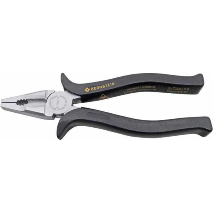 Плоскогубцы универсальные антистатические BERNSTEIN 165 мм B3-732-13