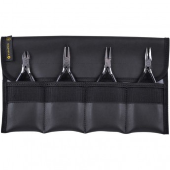 Набор антистатических инструментов BERNSTEIN BLACKline 4 предмета в футляре B3-960