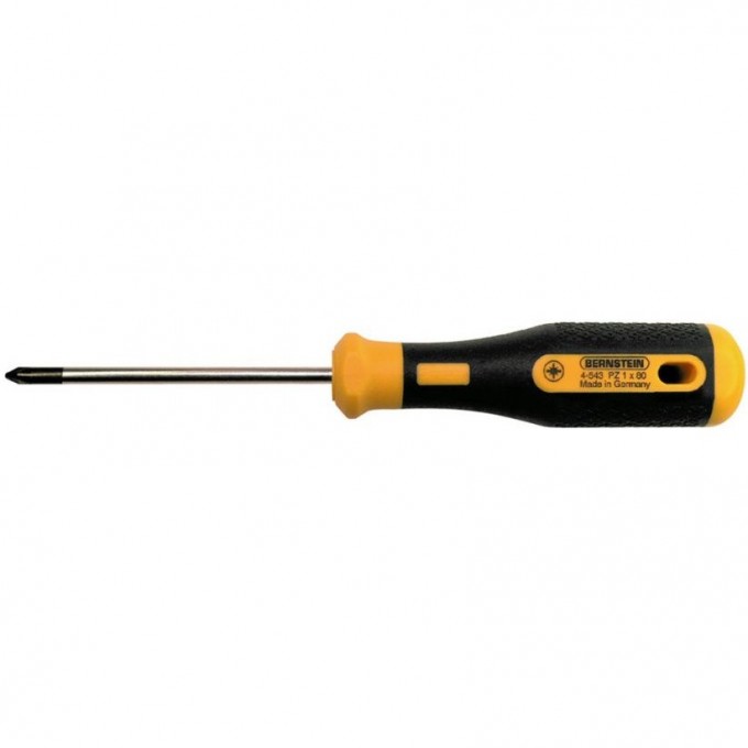 Отвертка крестовая Pozidriv PZ1 BERNSTEIN EUROline-Power 80 мм B4-543