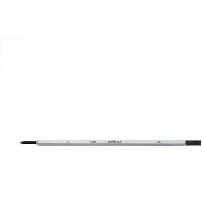 Сменная шлицевая бита двухсторонняя BERNSTEIN 2 и 3,5 мм B4-906