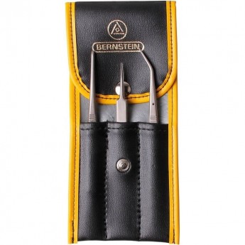 Набор пинцетов титановых BERNSTEIN в чехле B5-030