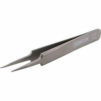 Пинцет прецизионный титановый BERNSTEIN прямой заострённый 110 мм B5-031