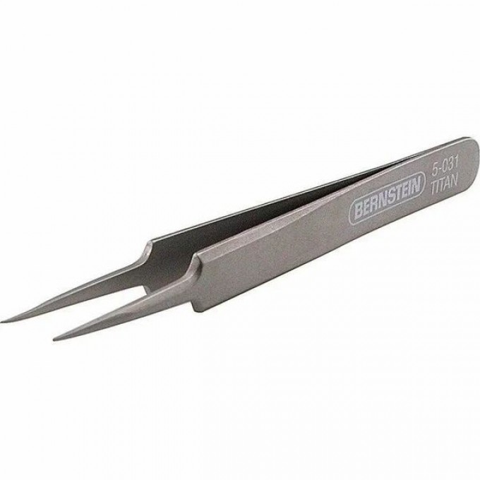 Пинцет прецизионный титановый BERNSTEIN прямой заострённый 110 мм B5-031