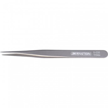 Пинцет прямой заострённый титановый BERNSTEIN 120 мм B5-035