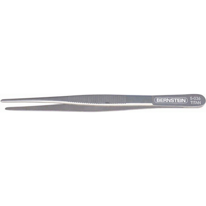 Пинцет прямой титановый BERNSTEIN 145 мм B5-036