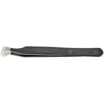 Пинцет-кусачки прецизионные ESD SMD BERNSTEIN с изогнутыми губками 115 мм B5-079-13