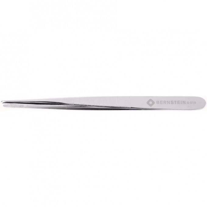 Пинцет прямой остроконечный SMD BERNSTEIN никелированный 140 мм B5-119