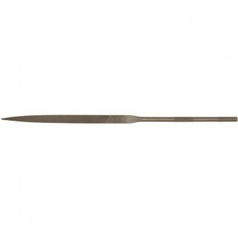 Надфиль плоский заострённый без рукоятки BERNSTEIN 140 мм, 38 штрихов/см B5-202