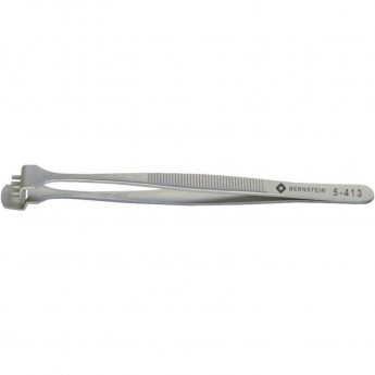 Пинцет вафельный BERNSTEIN для позиционирования и фиксации компонентов 130 мм B5-413