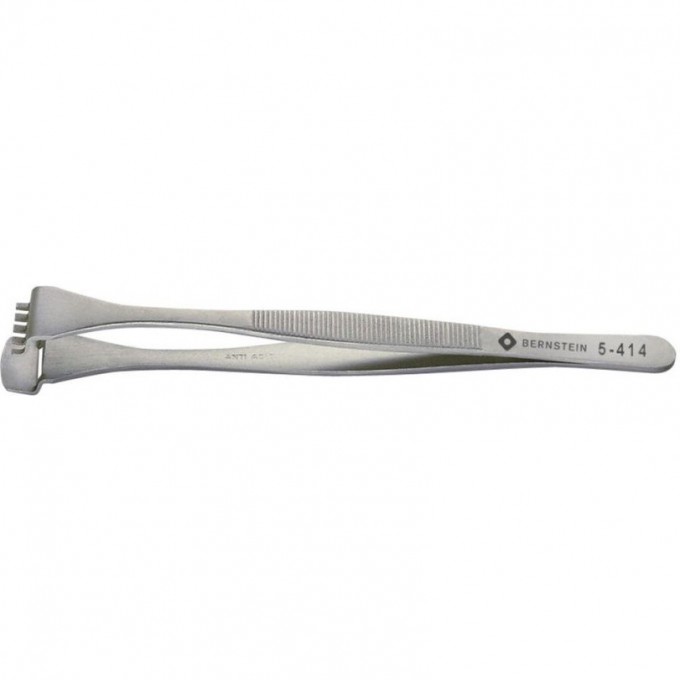 Пинцет вафельный BERNSTEIN для позиционирования тонких компонентов 130 мм B5-414