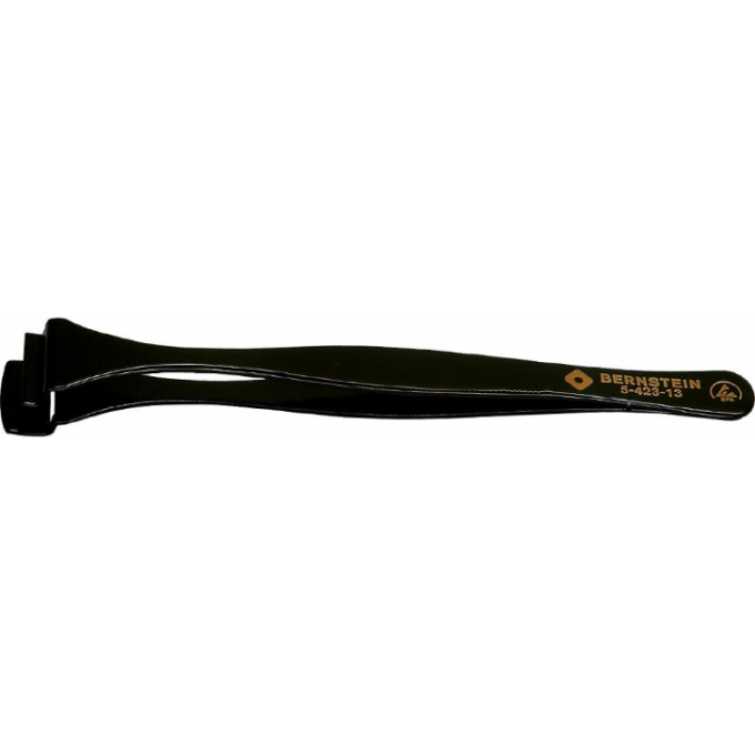 Пинцет вафельный антистатический BERNSTEIN ESD SMD без зубчиков 5 DW 130 мм B5-423-13