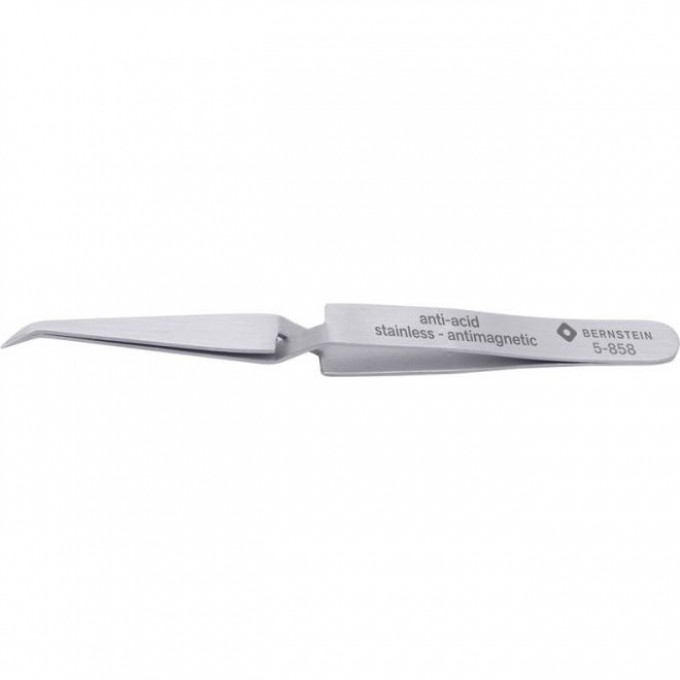 Пинцет крестовидный изогнутый остроконечный BERNSTEIN 125 мм B5-858