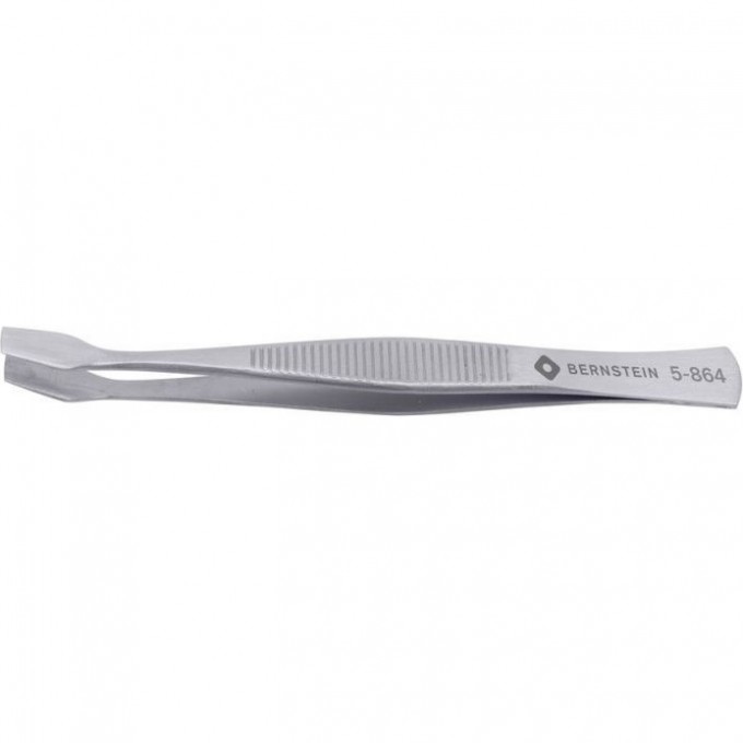 Пинцет прецизионный изогнутая плоская лопатка BERNSTEIN 105 мм B5-864